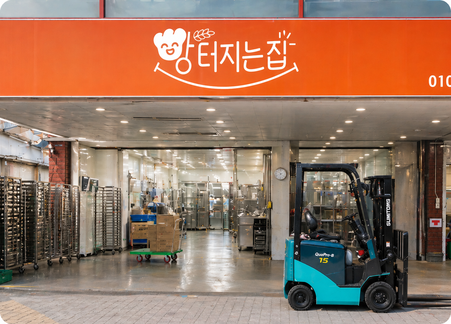 빵터지는집 제조 시설 예시 이미지